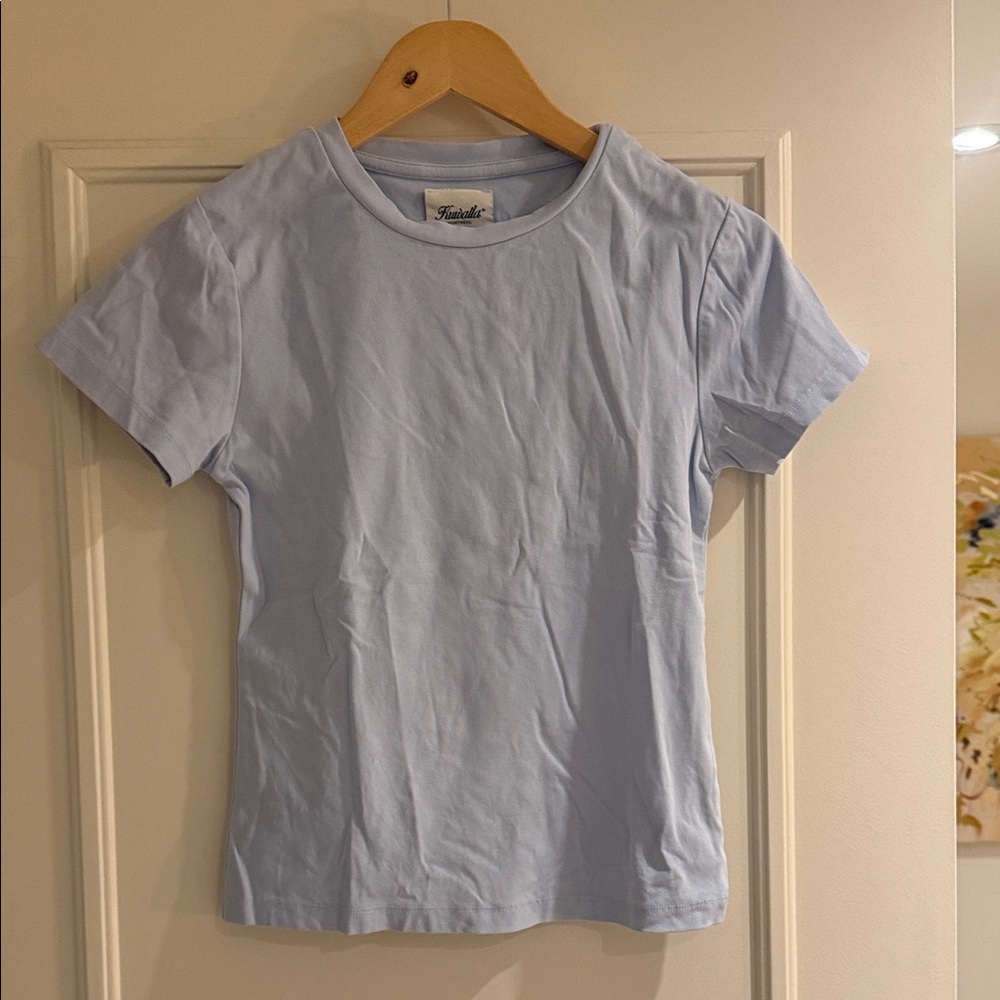 Light Blue womens T-Shirt